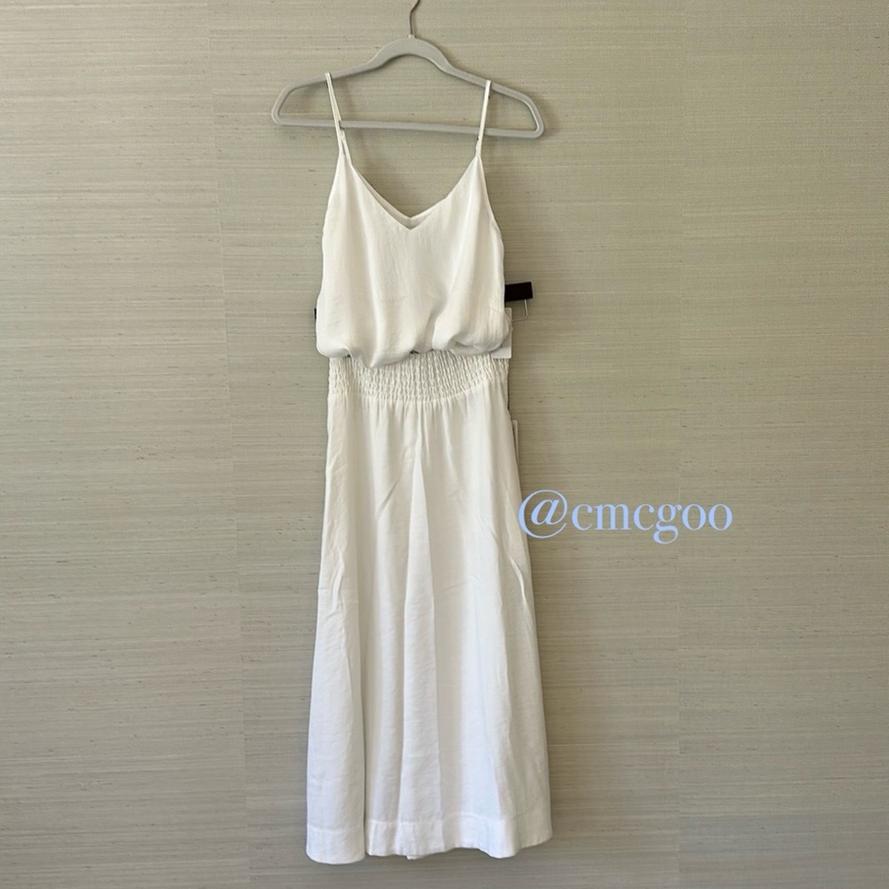 Brochu Walker, Leda white midi skirt and matching tank, NWT